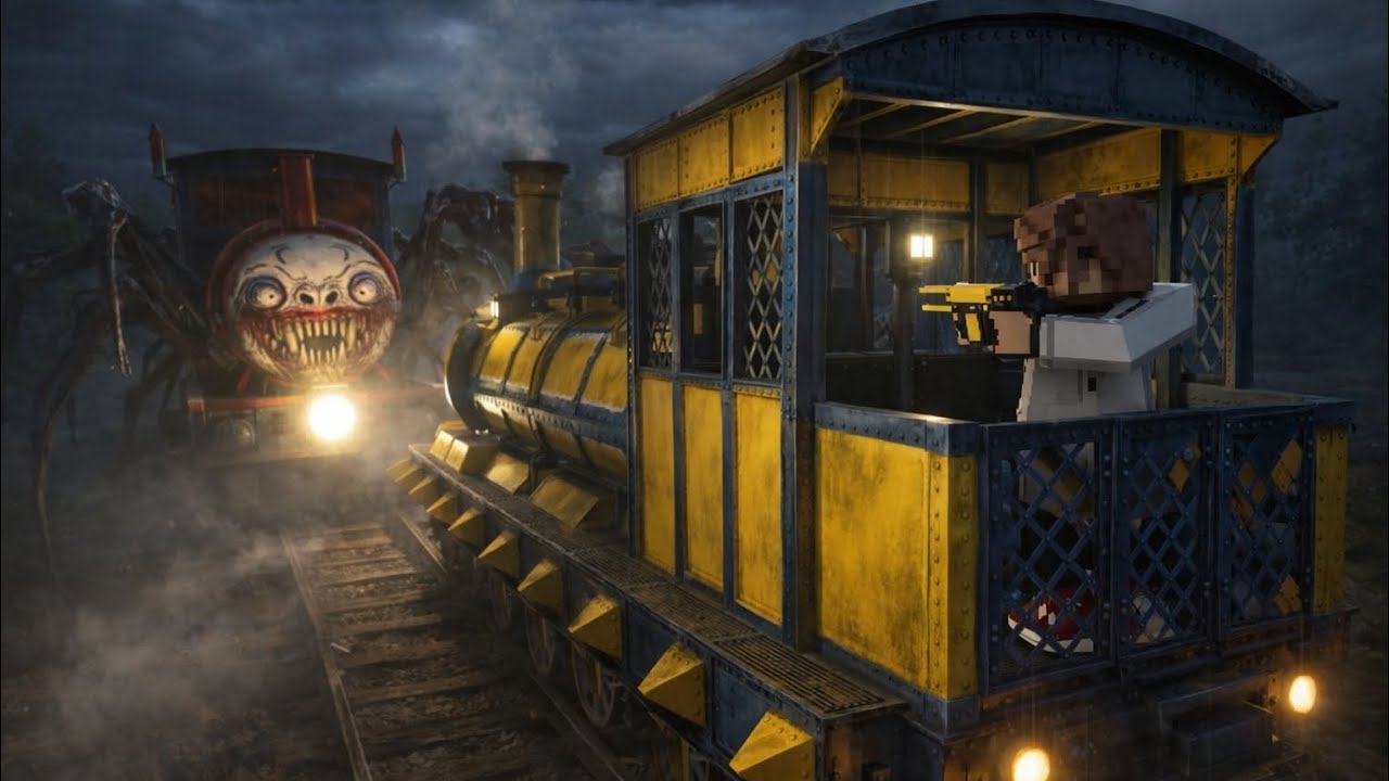 Este tren araña intenta atacarme | Choo Choo Charles PT1 