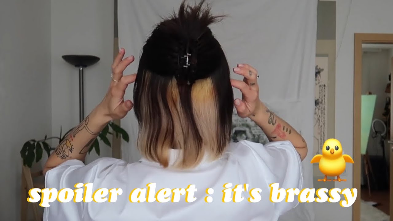 bleaching the underlayer of my hair