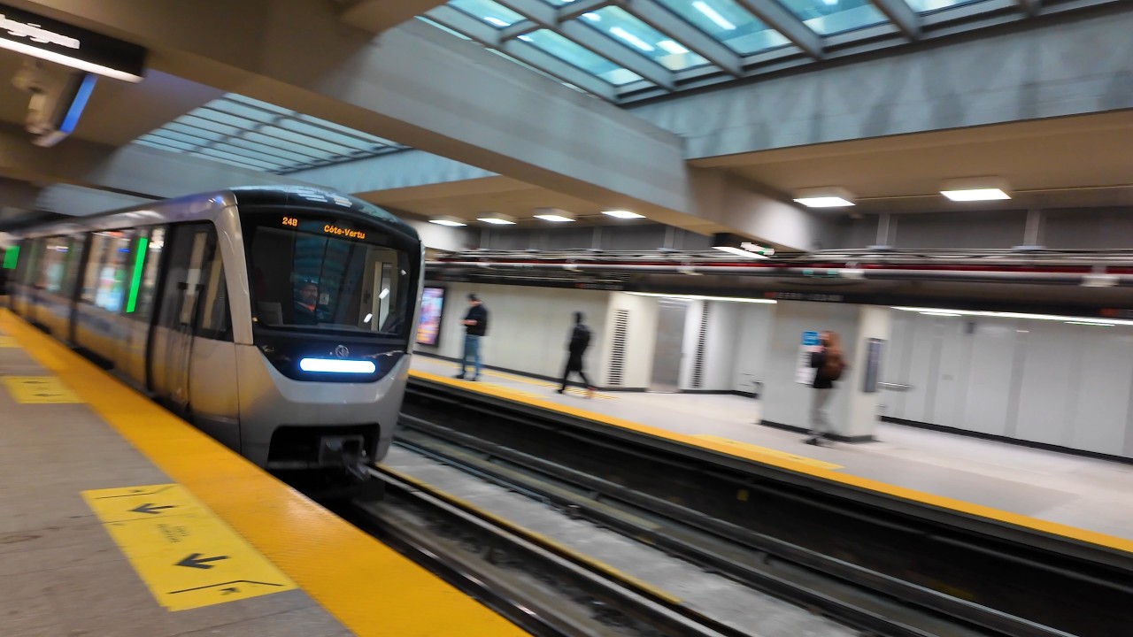 4Kᵁᴴᴰ :: Montréal Métro (Subway)🚄2025 :: Rubber-tyred system :: McGill to Champ de Mars ::