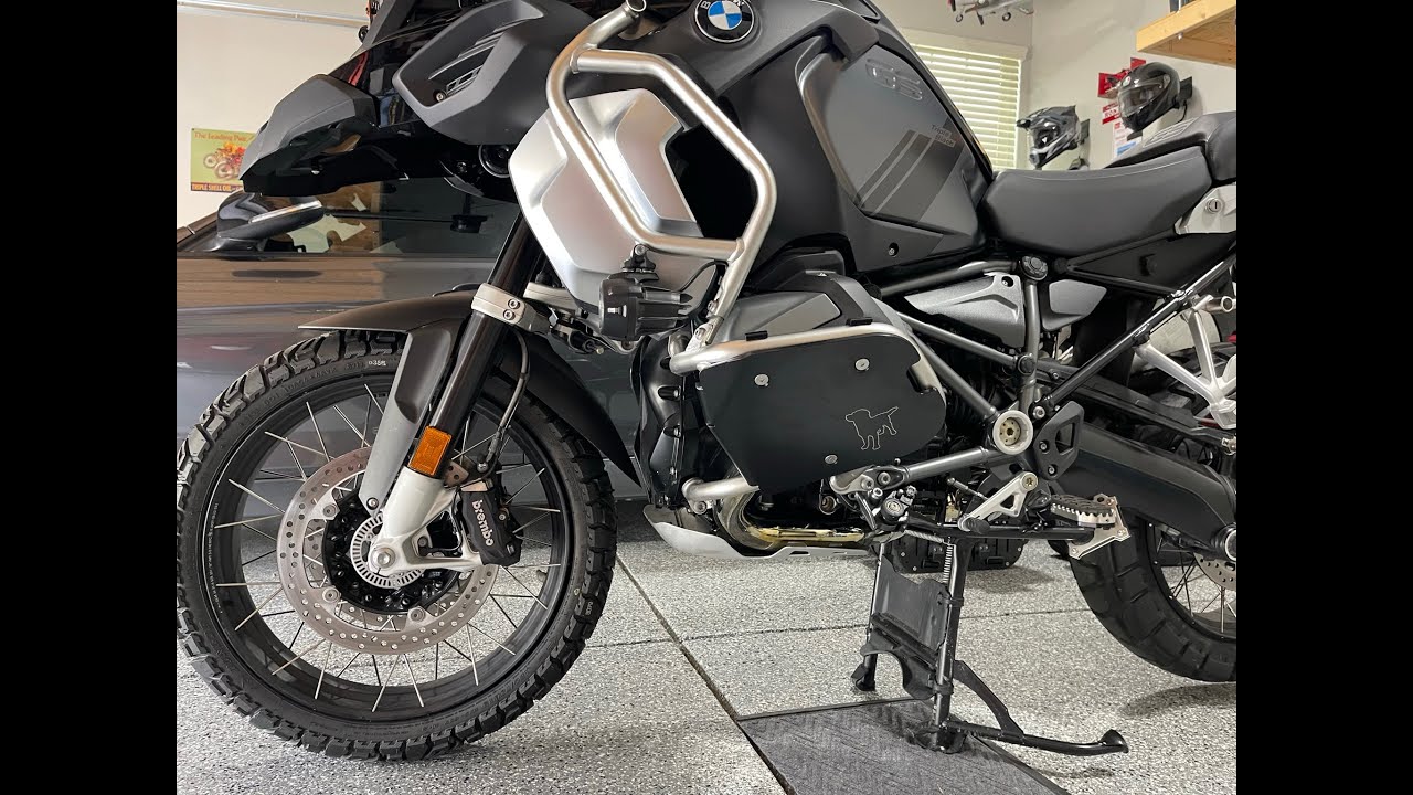 BMW R1250 GSA - Black Dog Motor Works Cylinder Head Guard Installation