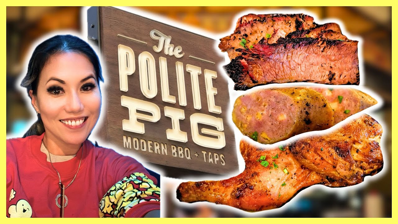 Is this Disney World's BEST BBQ Feast? 🤔 Our experience & review of The Polite Pig in DISNEY SPRINGS