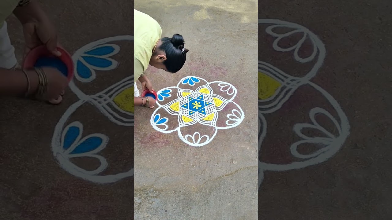🌹Thinam oru kolam🌹Rangoli#muggalu#vairal#video#
