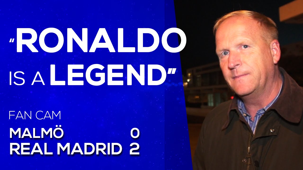 Malm&ouml; 0-2 Real Madrid | Ronaldo is a legend | FAN CAMS