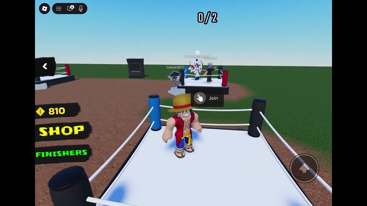 Playing shadow boxing 