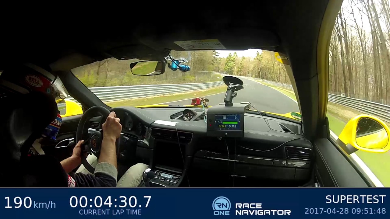 Porsche 991.2 GT3 7.18 min Nordschleife HOT LAP Supertest sport auto