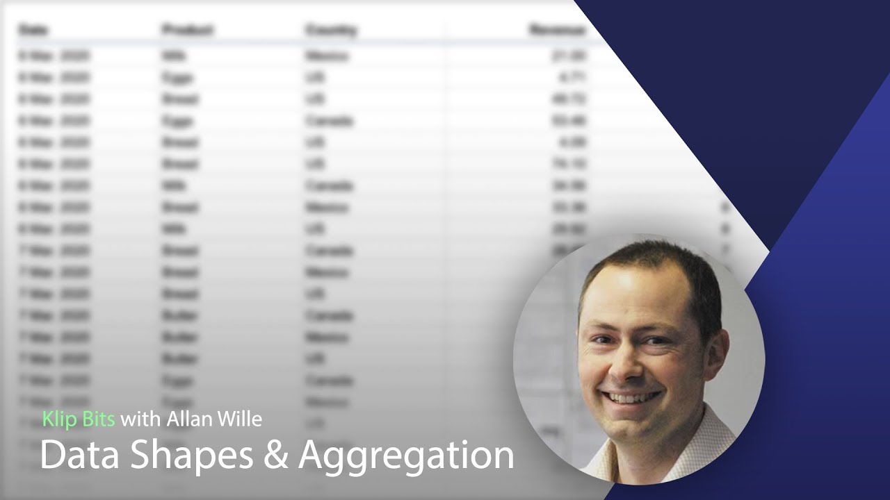 Data Shapes & Aggregation with Allan Wille