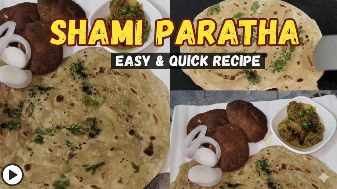 Shami Paratha recipe😋 #viral #video #cooking #shami #paratha #quickrecipe #easyrecipe #subscribe 