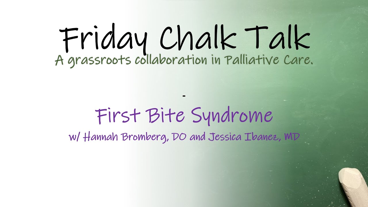 First Bite Syndrome