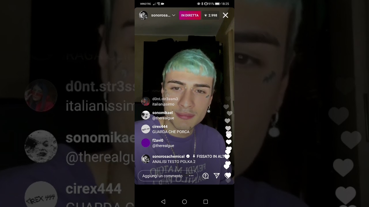 Rosa Chemical fa l'analisi del testo completa di Polka 2 🇮🇹MI DISSO CON UN HATER NELLA LIVE😤