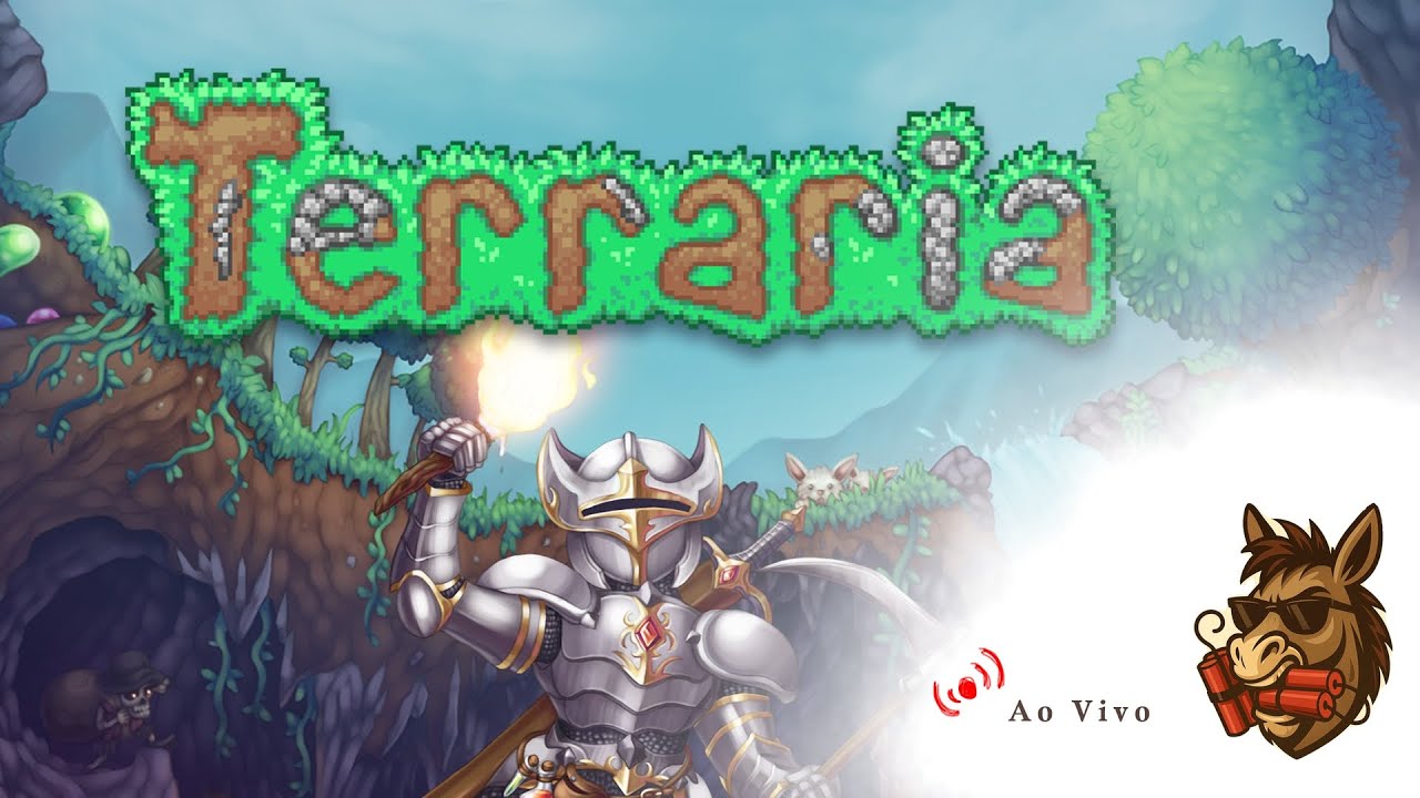 Jogando na NOVA ATUALIZAÇÃO de Terraria!