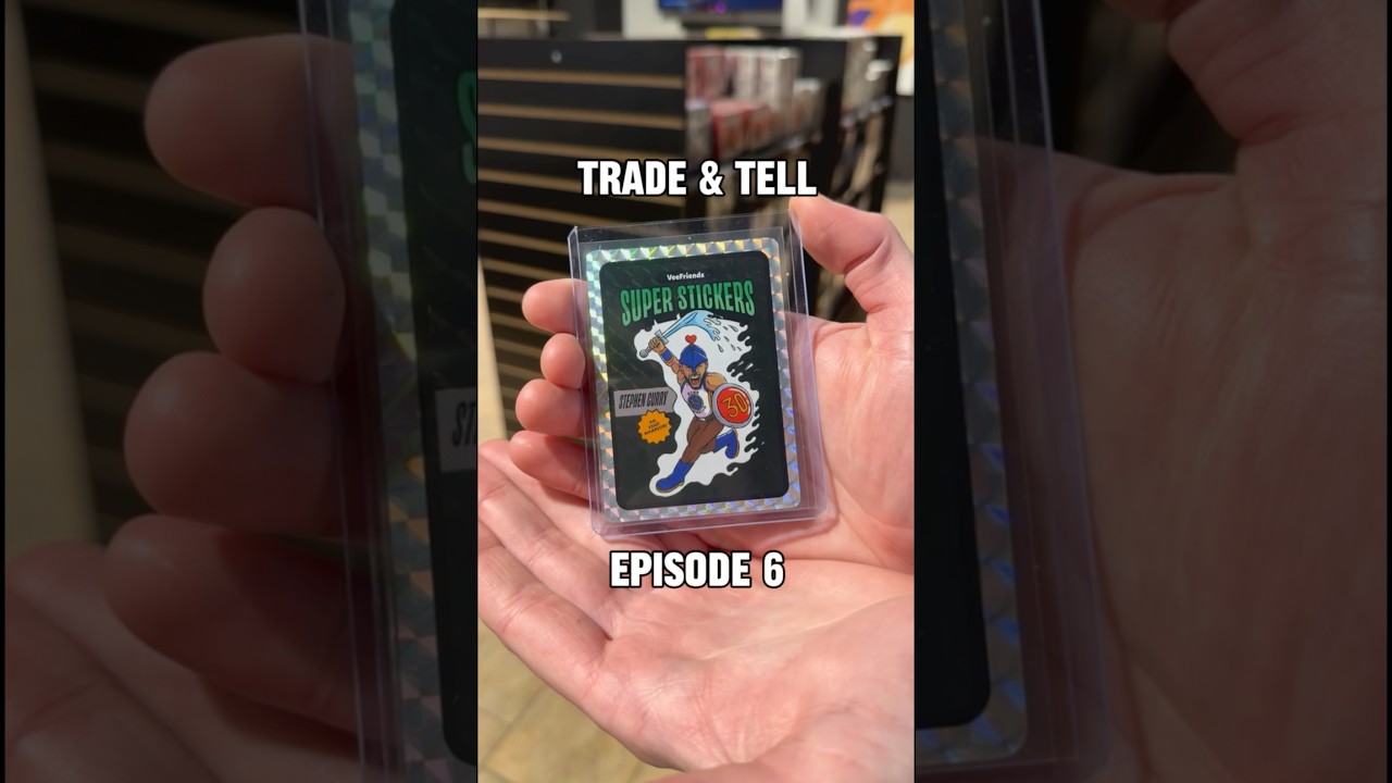 Episode 6: A Gary VeeFriends Super Stickers Stephen Curry as Kind Warrior with the black background!