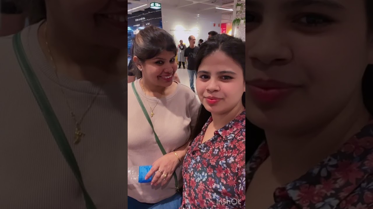 IKEA shopping for shoe rack.    Mastiwithsister #youtubeshorts #mastiwithmasi 