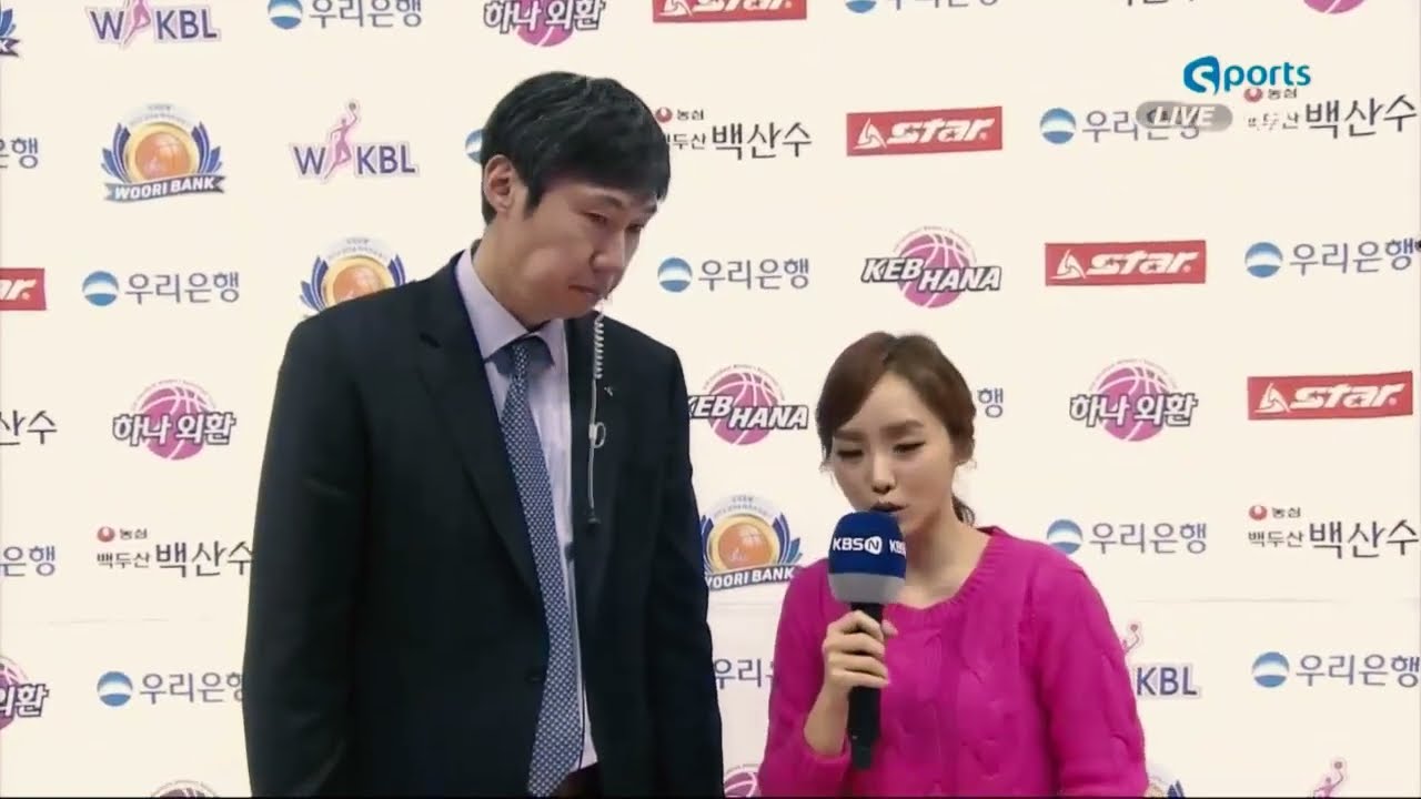 20140125 하나외환 조동기감독 인터뷰 with 윤태진