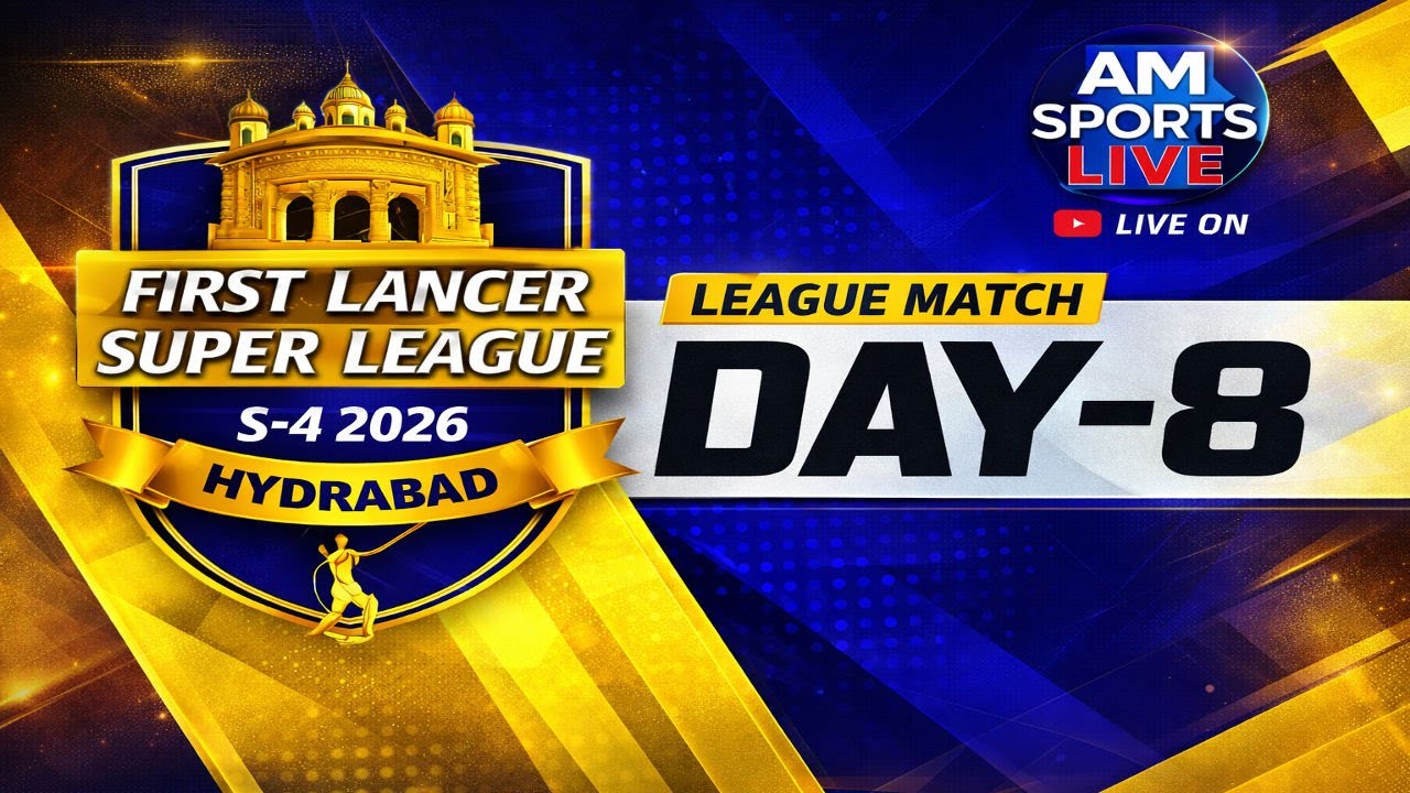 🛑: LIVE NOW 🛑:🏆 LEAGUE MATCH DAY 7:  FIRST LANCER SUPER LEAGUE S-4 || HAYDRABAD