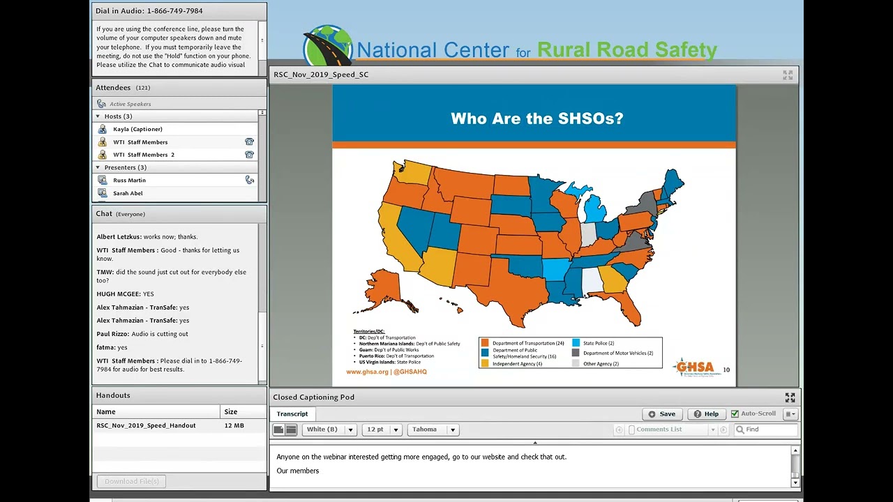 Multi-Disciplinary Speed Management - November 19, 2019