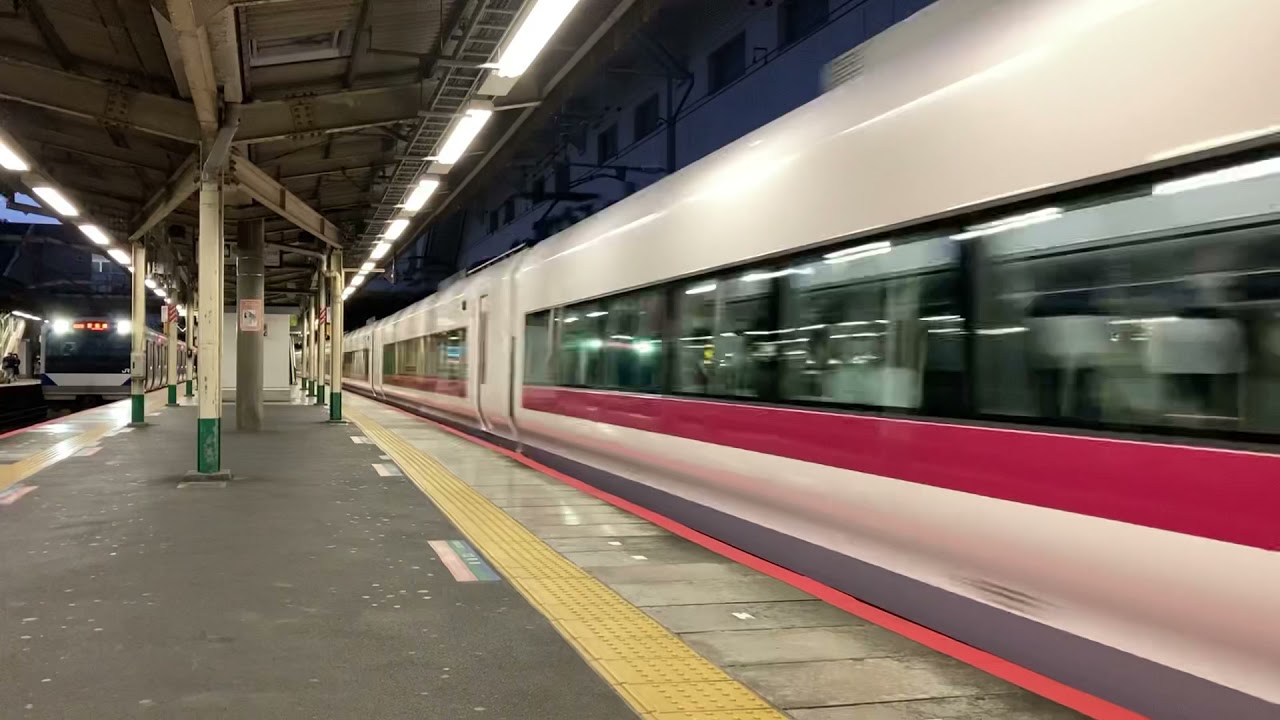 特急ひたち・ときわ 松戸駅高速通過7連発