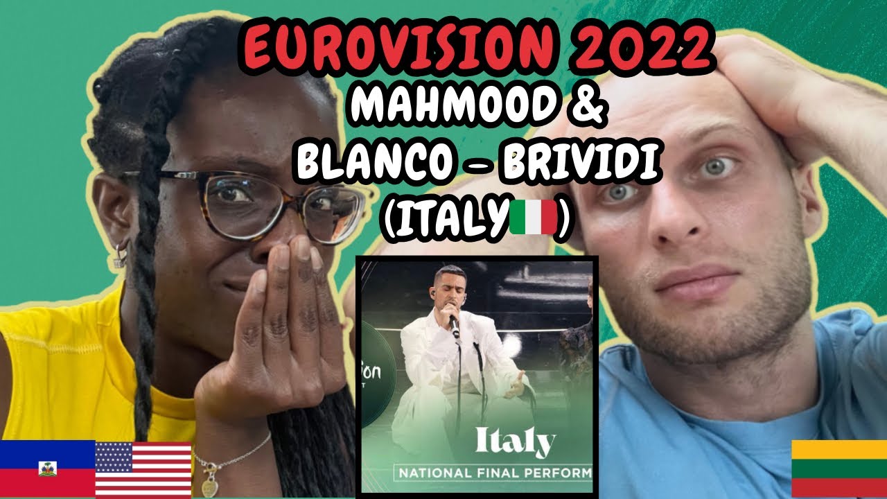 Mahmood, BLANCO - Brividi Reaction (Italy 🇮🇹 Eurovision 2022) | FIRST TIME LISTENING BLANCO
