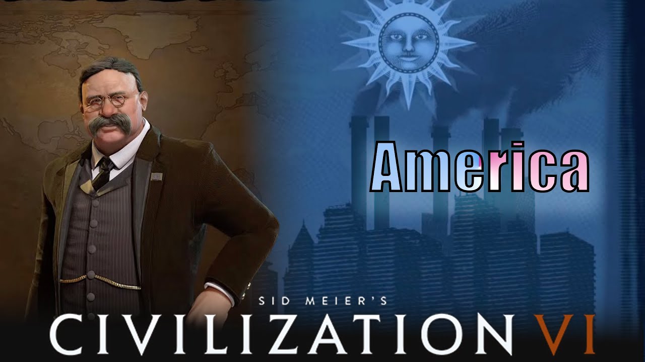 America | Full | Civ 6 (No Commentary)