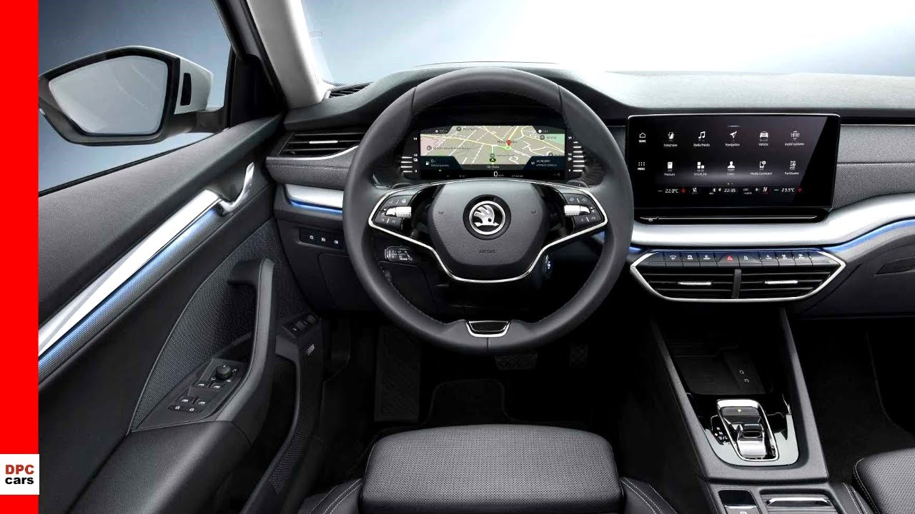 Интерьер салона Skoda Octavia Combi и Sedan 2020 года