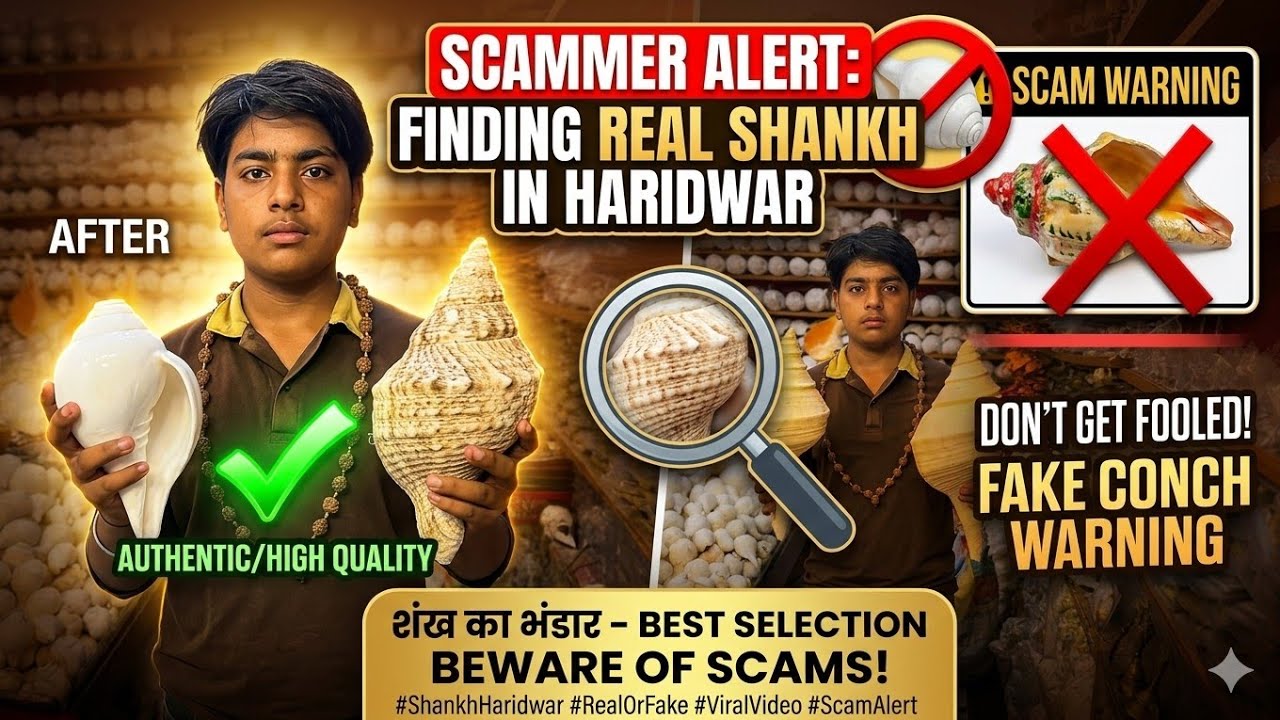 Shankh Shop In Haridwar हरिद्वार में शंख खरीदना हो तो यहां जाए || Shankh Shop In India | Uttarakhand