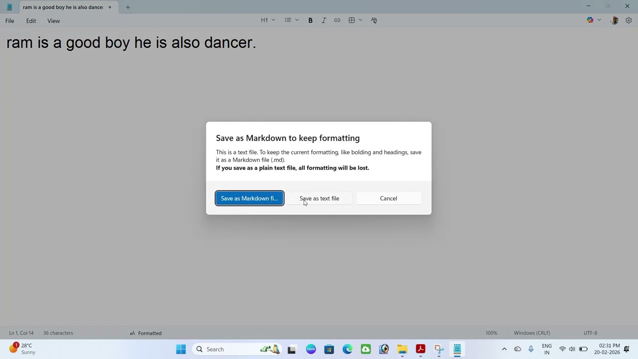 notepad class video 1