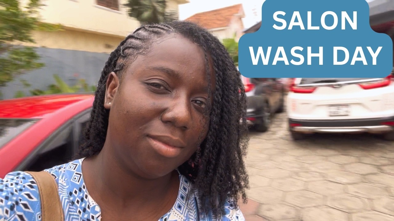 Natural Hair Wash Day At The Salon In Ghana
