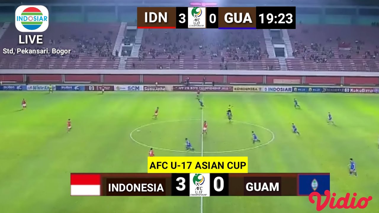 🔴 LIVE STREAMING INDONESIA VS GUAM, KUALIFIKASI PIALA ASIA U 17
