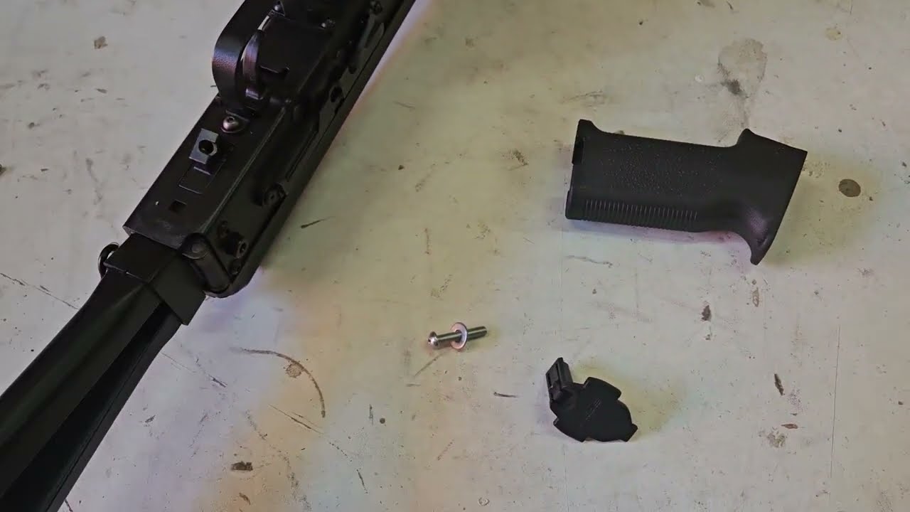 TM Saiga 12k Magpul k2 grip Install