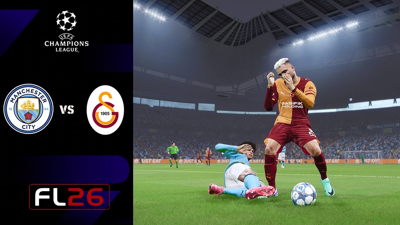FL 26 | Лига чемпионов УЕФА 25/26 | Манчестер Сити против Галатасрея | Реалистичные моды | Полный...