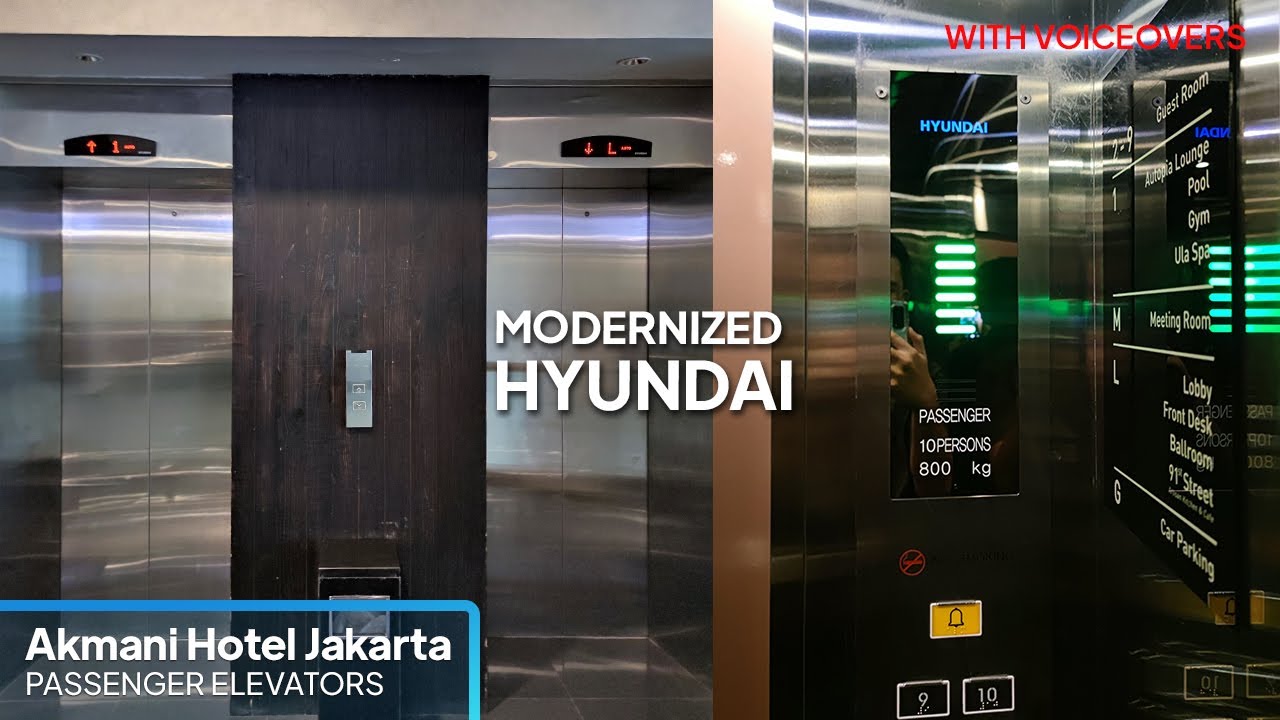 Modernized Hyundai Elevators - Akmani Hotel Jakarta
