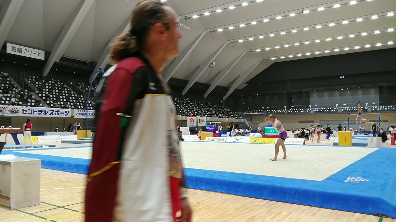 2020全日本マスターズ体操競技大会　ゆか演技　４０才