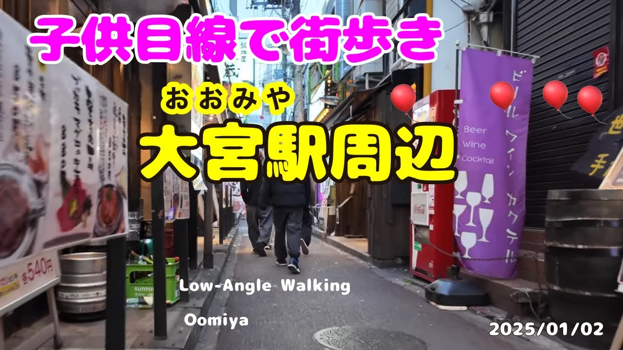 #ローアングル  #散歩　#大宮(おおみや)　#Low-Angle #Walking #Omiya  2026/01/02