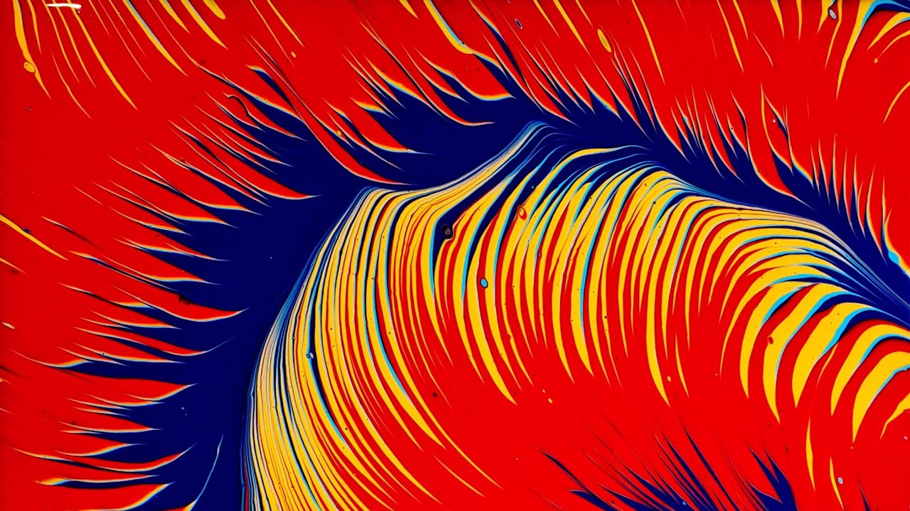 #958 Split Cup Acrylic Pour Spun Out On Cake Spinner