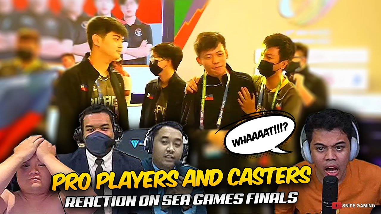 INDO PRO PLAYERS and CASTERS REACTION on SEA GAMES FINALS 🤯🤣