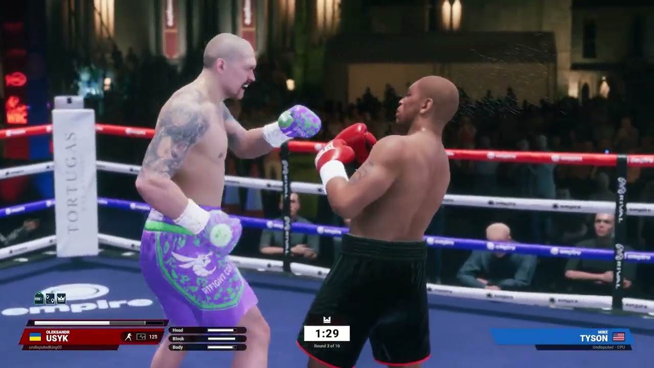 Mike Tyson vs. Oleksandr Usyk - Undisputed Boxing Game - Full Fight!