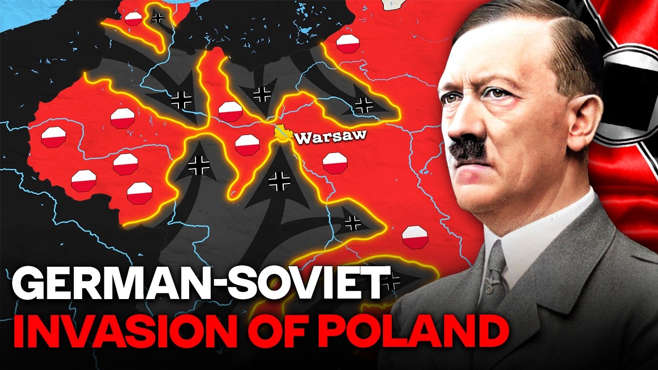 How Hitler and Stalin Destroyed Poland in 1939? WW2 Mapped