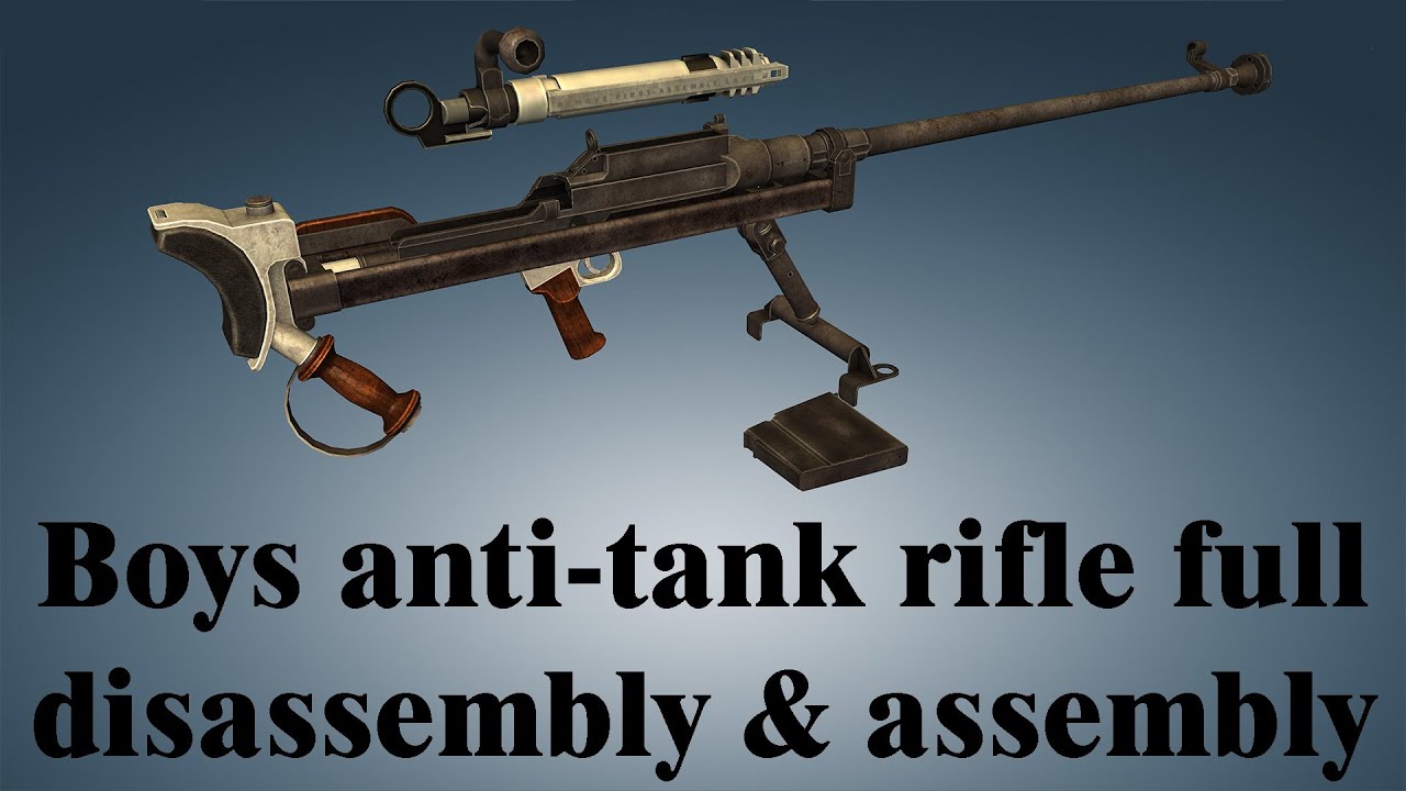 Boys anti-tank rifle: full disassembly & assembly | World of Guns