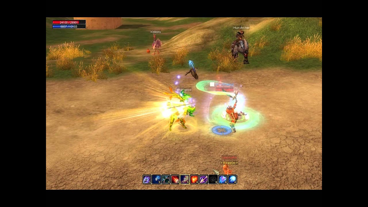 SRO Glaive / Bow Dual Weapon PvP