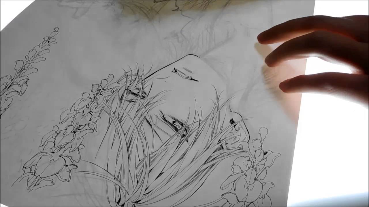 漫画のアナログペン入れ