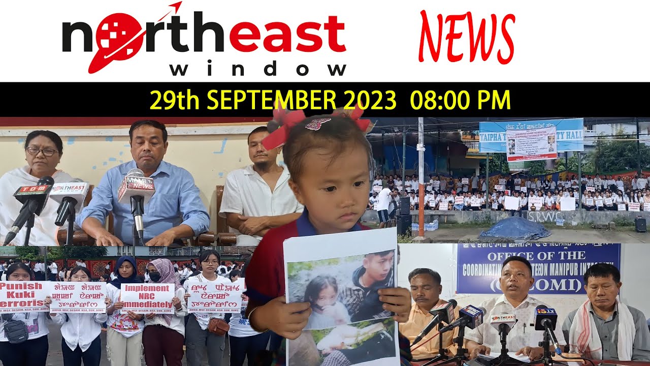 𝐋𝐢𝐯𝐞 𝐍𝐞𝐰𝐬 𝐁𝐫𝐨𝐚𝐝𝐜𝐚𝐬𝐭 (8:00𝐏.𝐌) || 𝐍𝐄𝐰 𝐓𝐕  MANIPUR   NEWS  𝐍𝐄𝐖𝐒 || 29th 𝐒𝐄𝐏𝐓𝐄𝐌𝐁𝐄𝐑 𝟐𝟎𝟐𝟑 ||