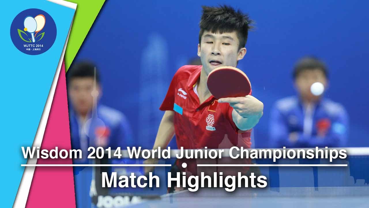 2014 Junior Worlds Highlights: Lyu Xiang Vs Tsuboi Yuma (Team FINAL)
