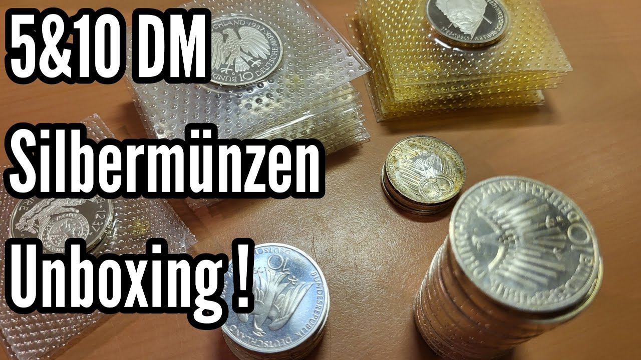 5&10 DM Silberm&uuml;nzen Unboxing - Ab jetzt f&uuml;r Silberpreis erh&auml;ltlich!