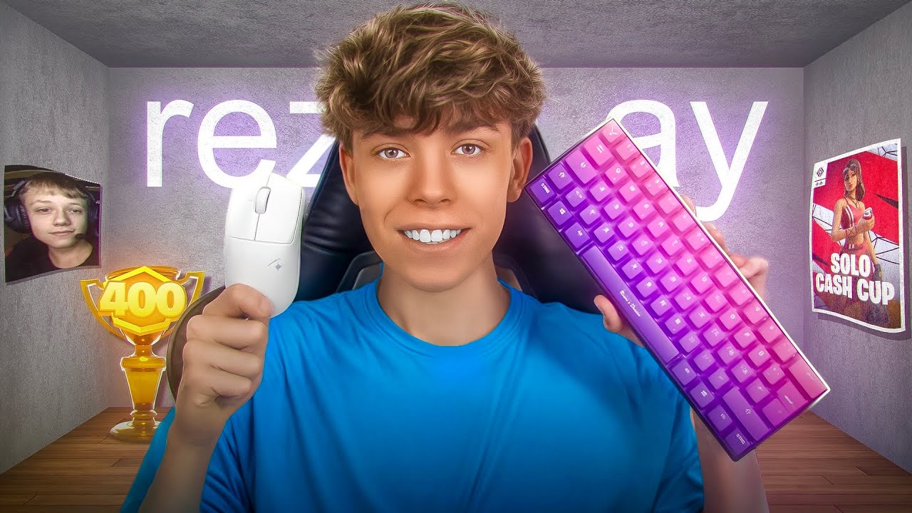 I'm playing a FORTNITE CUP with REZON'S SETUP.