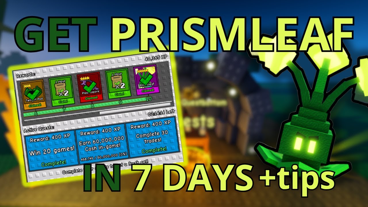 HOW I GOT THE PRISMALEAF IN 7 DAYS GARDEN TOWER DEFENSE