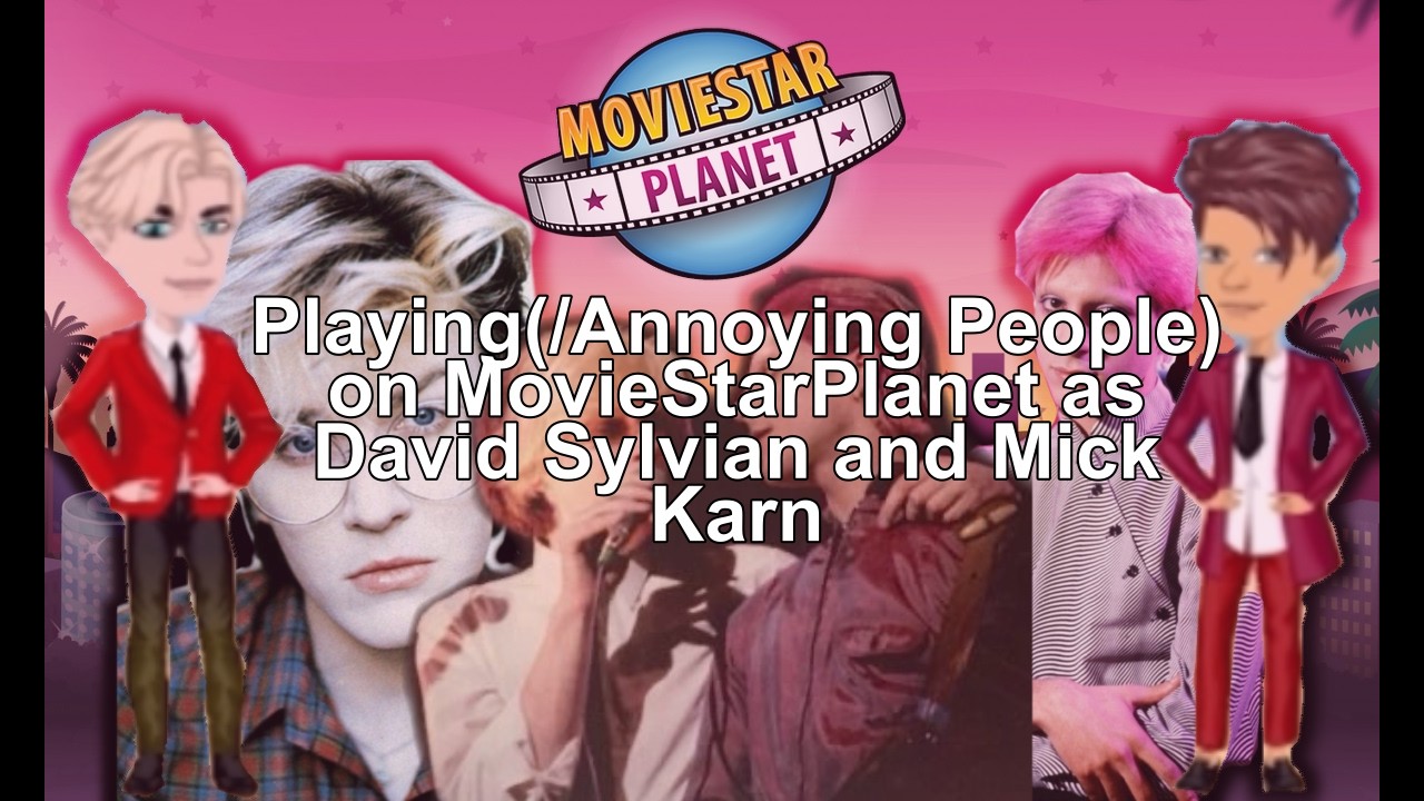 David Sylvian and Mick Karn go on MovieStarPlanet (with funnysynthnoises)