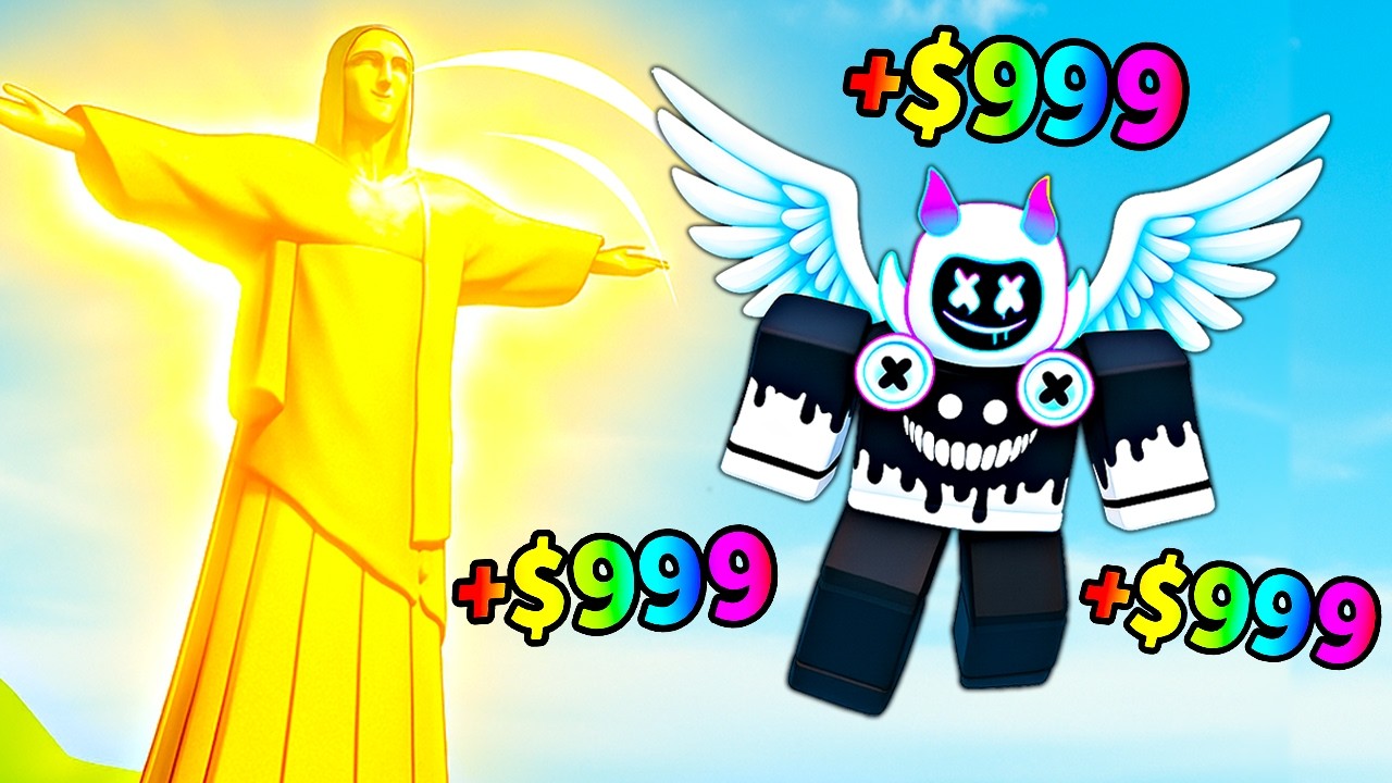 Climbing *NEW* CHRIST TOWER In Climb and Jump Tower Update!