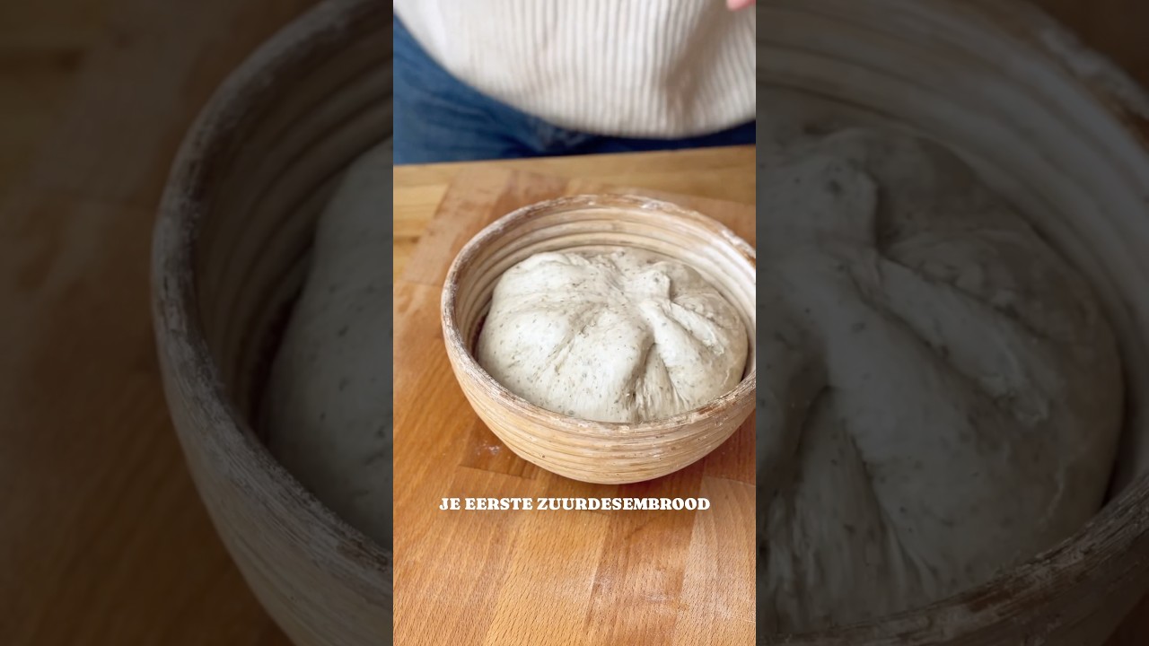 Het MAKKELIJKSTE Zuurdesembrood voor Beginners - Deel 1: Deeg Maken #sourdough