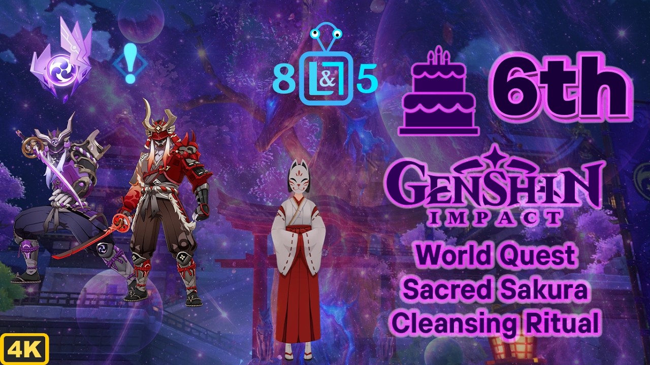 Sacred Sakura Cleansing Ritual - World Quest Inazuma | Genshin Impact | No Commentary | BACK TO 2020