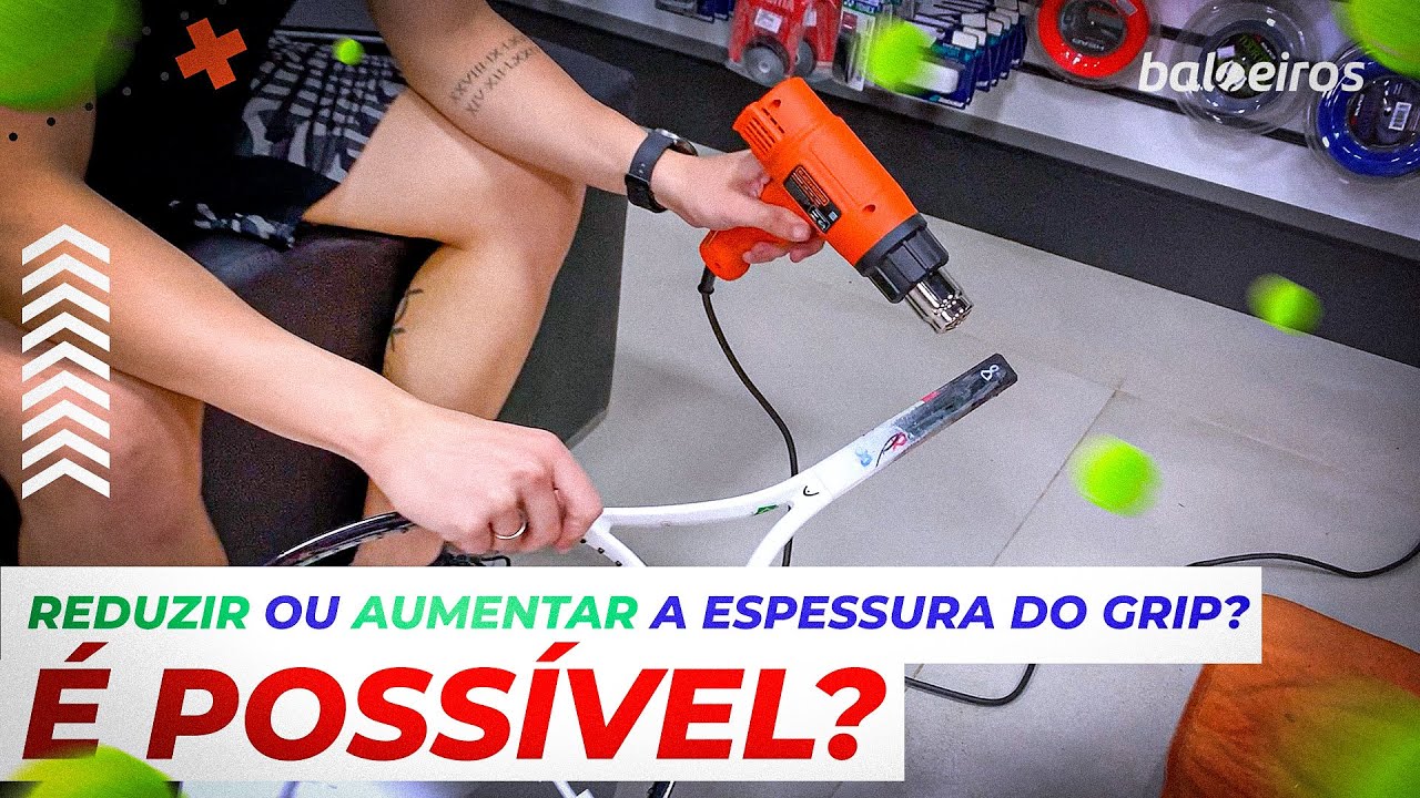 COMO ALTERAR A ESPESSURA DO SEU GRIP