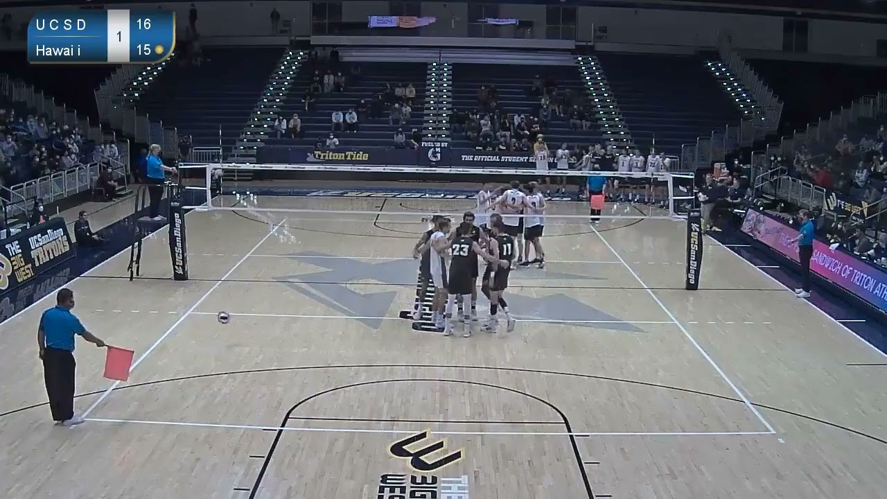 HAWAI'I (3) v UC SAN DIEGO (10) | MAR 2 | 2022 NCAA | MEN'S VOLLEYBALL | TOP 15 - WEEK 8